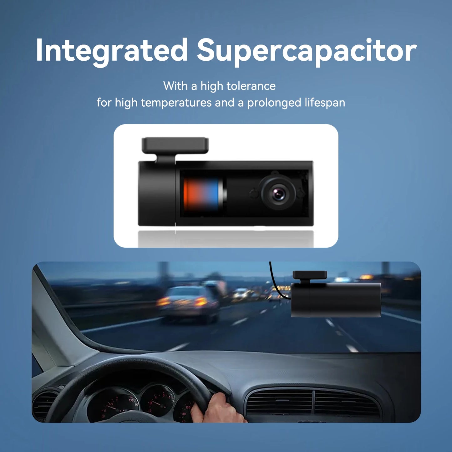 Mini Pro Dash Cam High-Definition Night Vision 1296P Car DVR with Wi-Fi