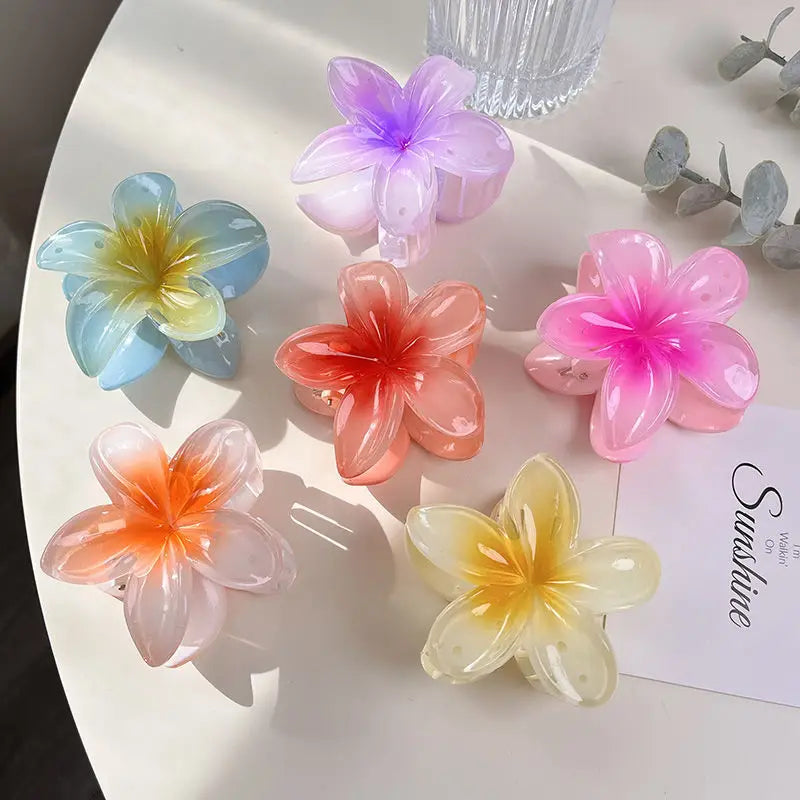 8cm Flower Hair Claw Clip