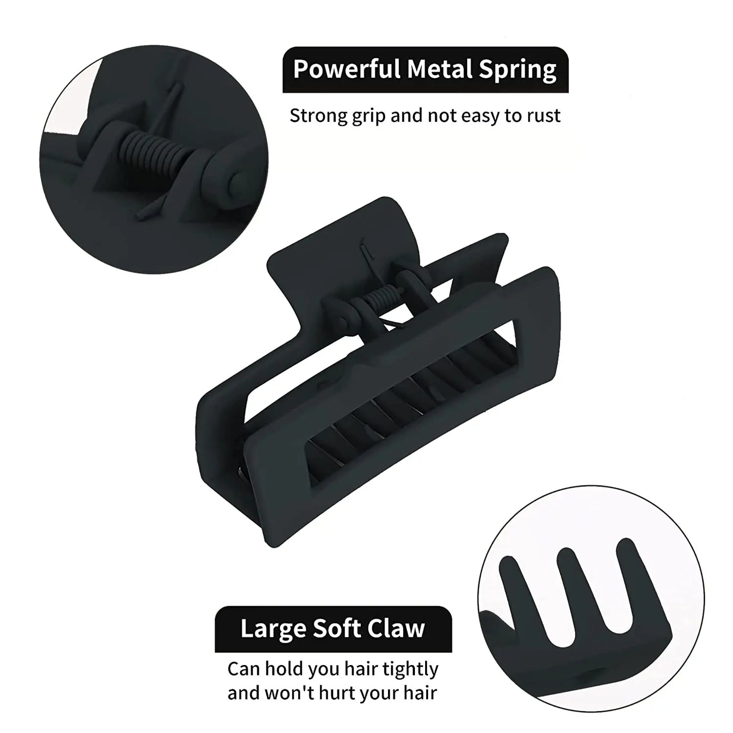 4PCs Set of Non-Slip Claw Clips