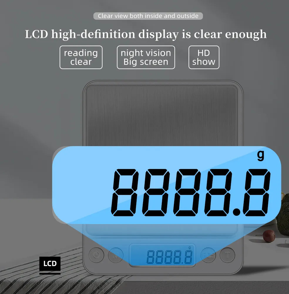 3Kg/500G Digital Precision Scale