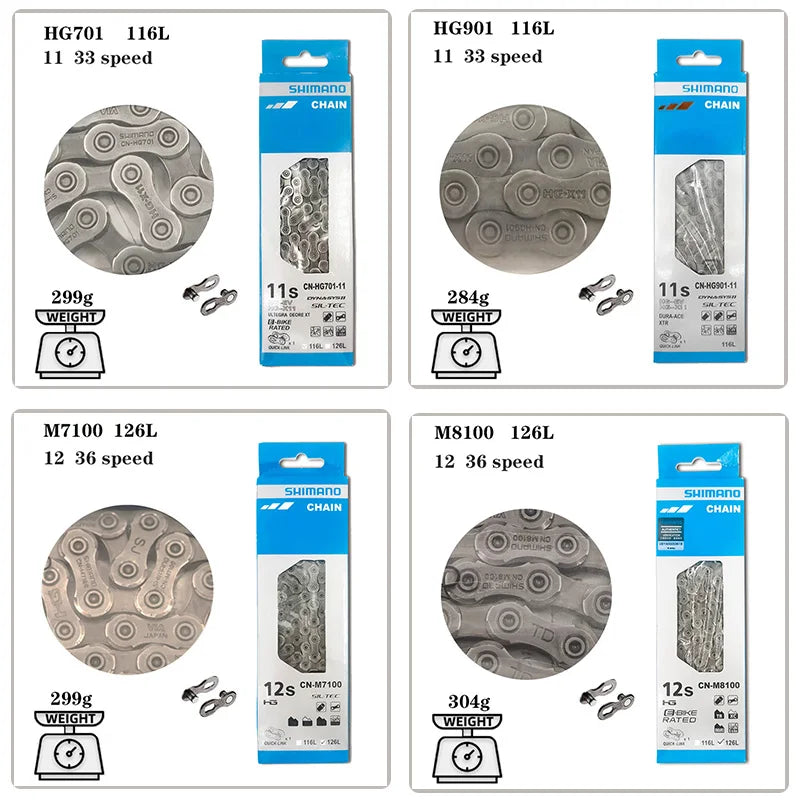 8/9/10/11 Speed Bicycle Chains for Various Models