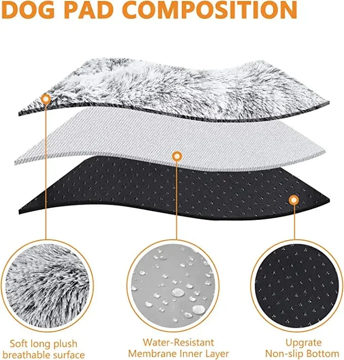 Plush Dog Bed Mat for Cats and Dogs