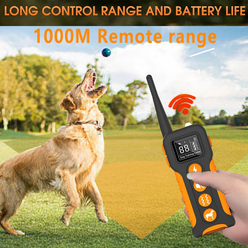 Advanced Dog Training Collar Device (1000 meters)