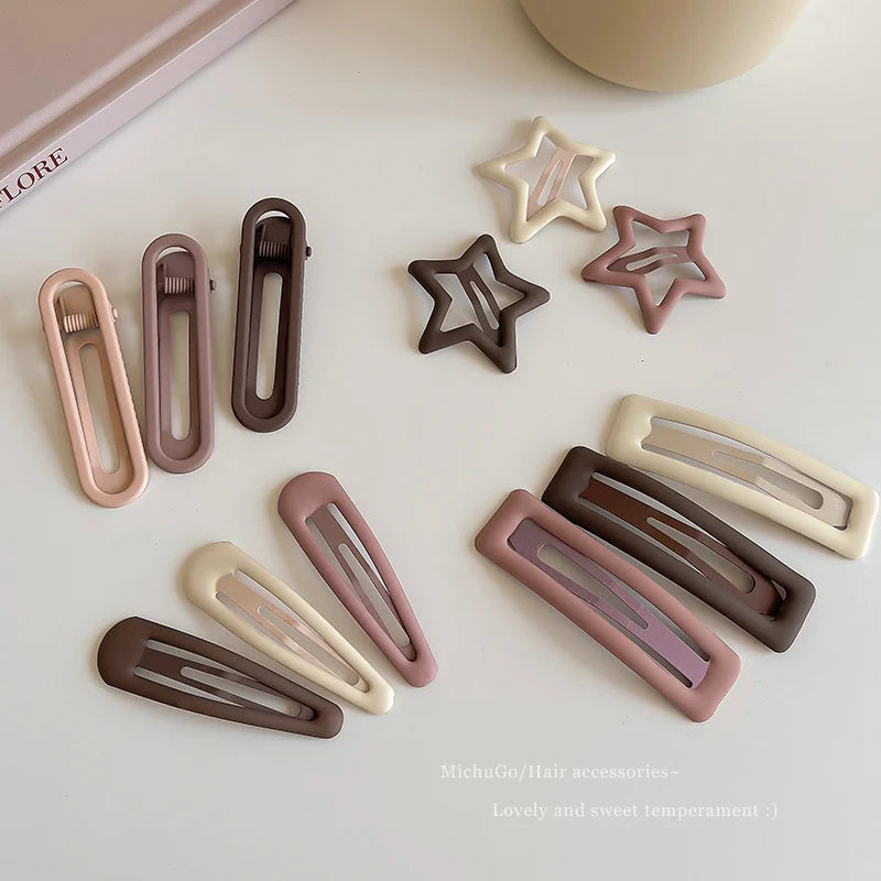 Geometric Hair Clips - Set of 3/6 PCs