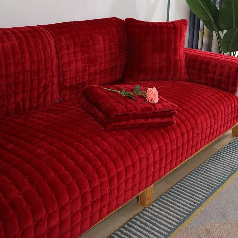 Velvet Sofa Cover