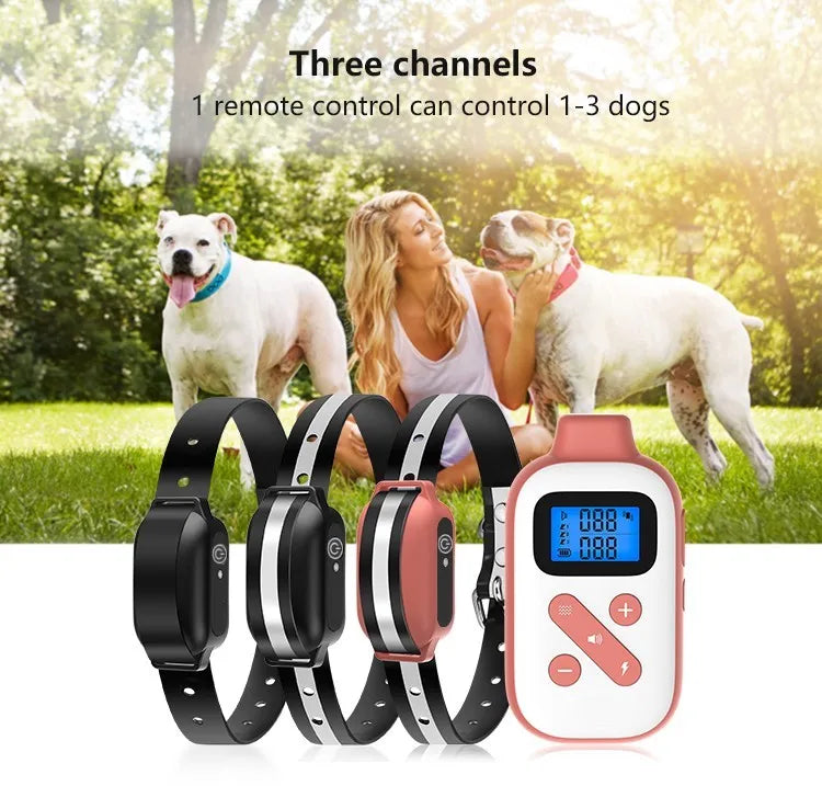 Professional Electric Dog Training Collar with 1000M Range