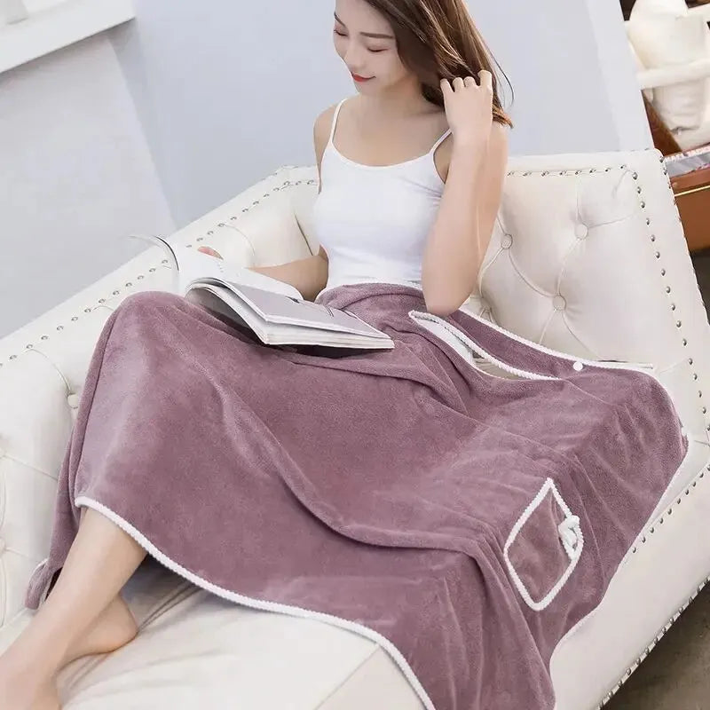 Women's Wearable Bath Towel