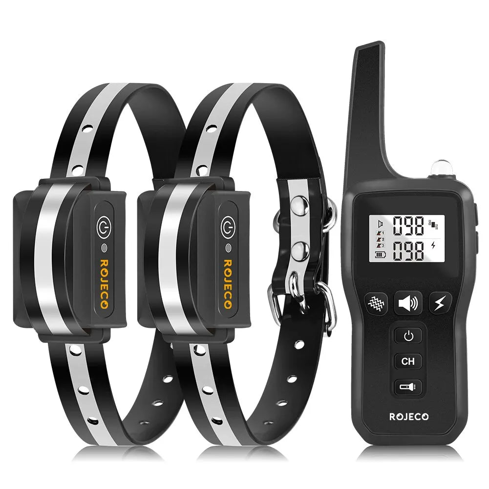 1000m Remote Control Electric Dog Training Collar with Rechargeable Battery 