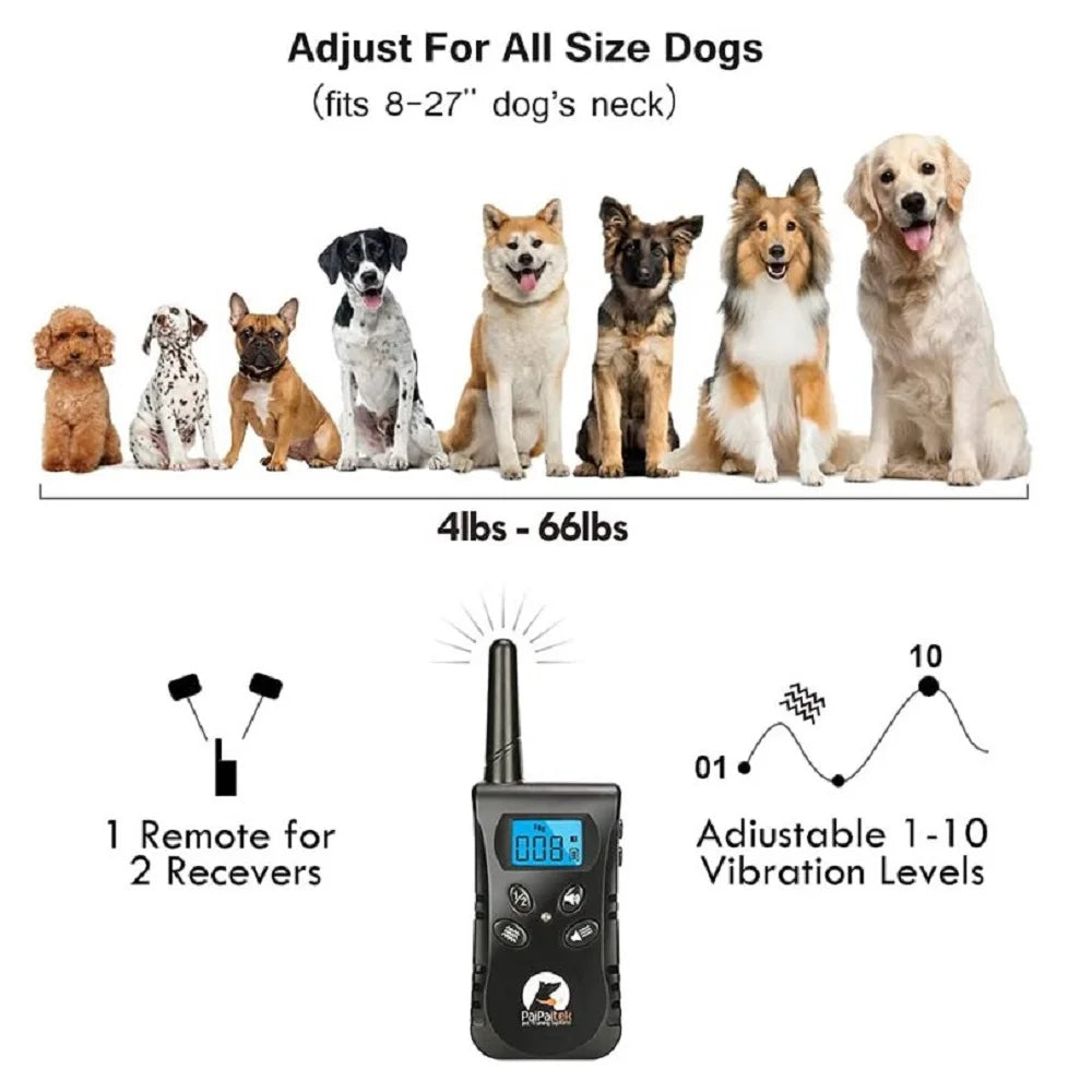 1600Ft Dog Training Collar with Remote