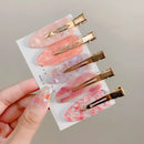 Sakura Pink Seamless Hair Clips - Set of 2/4 PCs