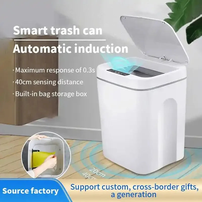 16L Electric Touchless Smart Bin