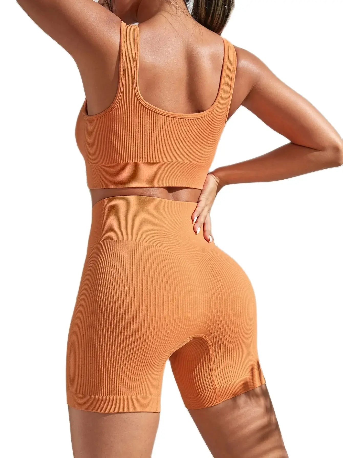 Stylish Seamless Exercise Body-Tight Fitness Set