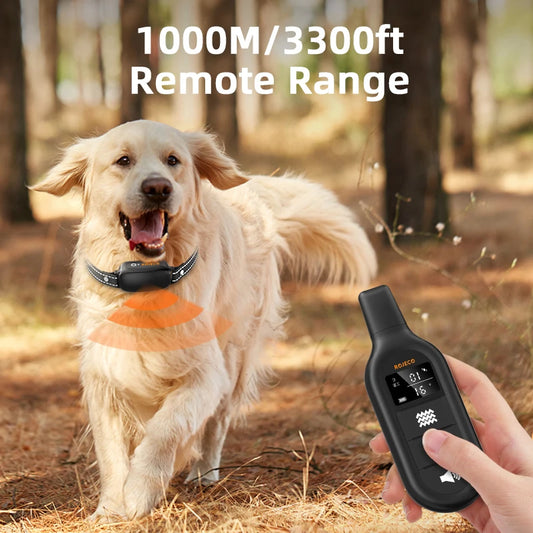 Electric Dog Training Collar 3300ft Remote Control