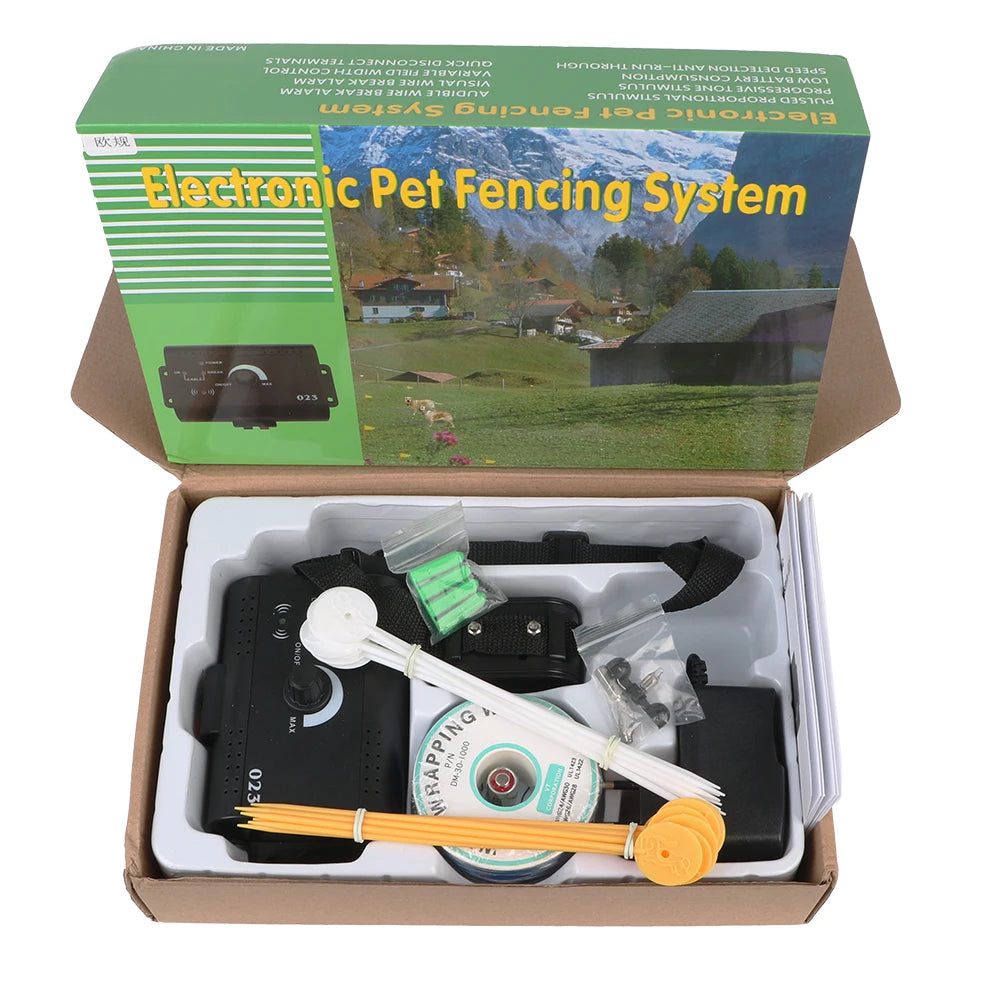 Electronic Pet Fence System: Advanced Containment with Training Collar