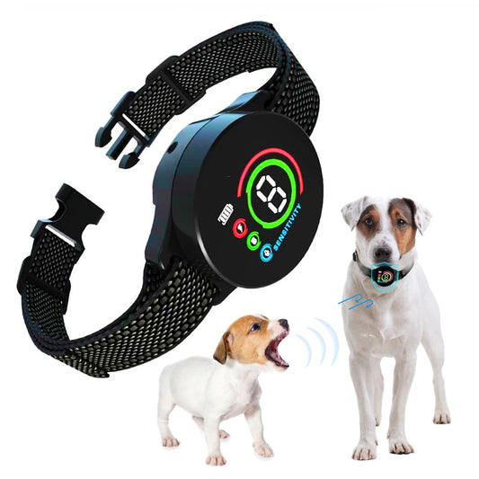 Advanced Waterproof Rechargeable Dog Training Collar with Colour Display