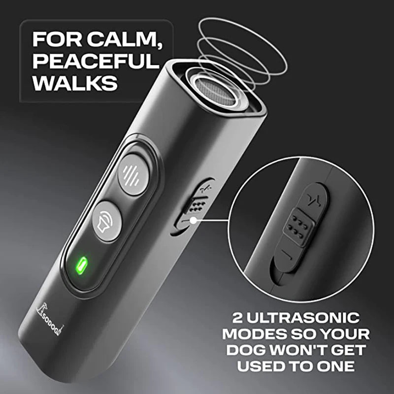 Ultrasonic Pet Dog Repeller Anti Barking Stop Bark Training Device