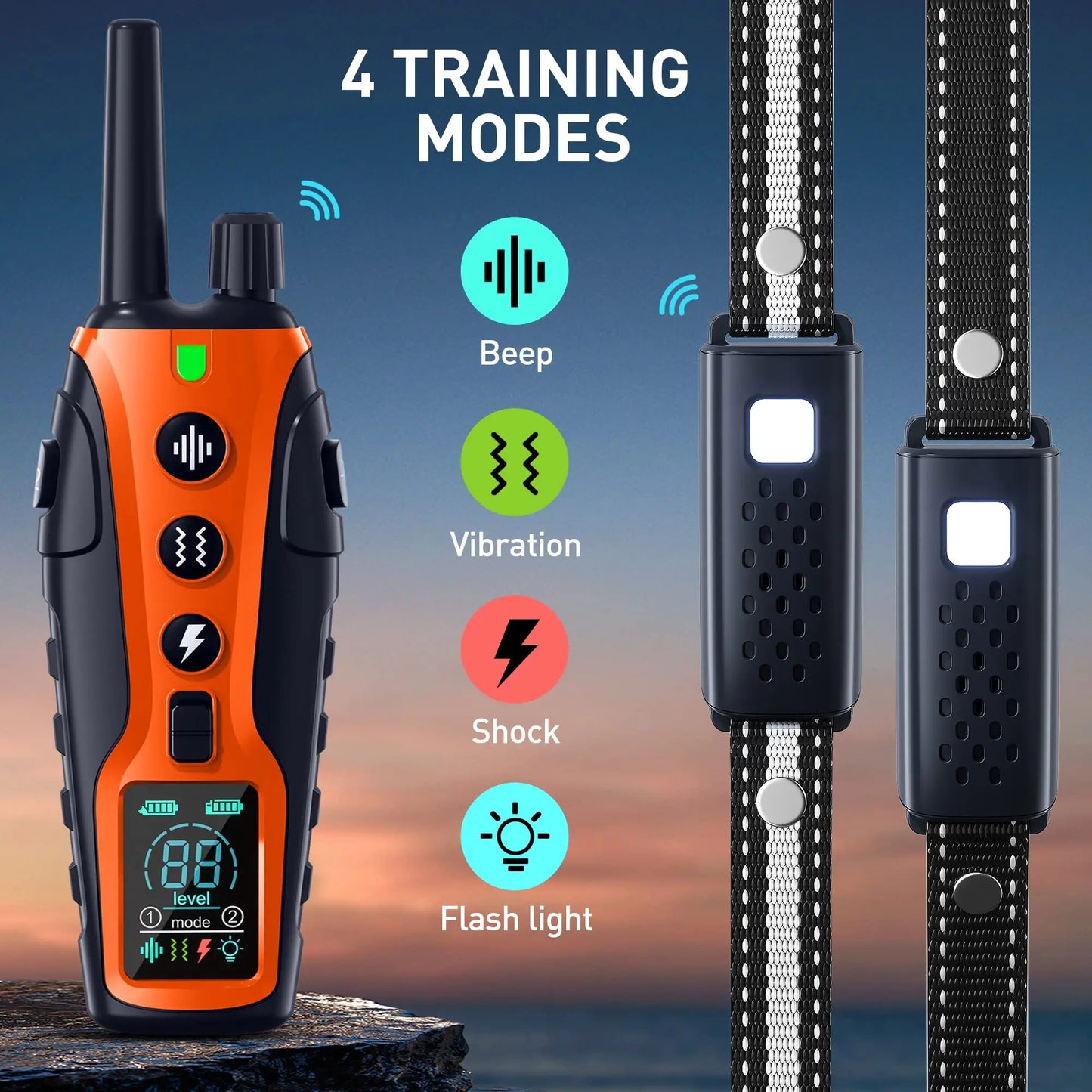 1000m Electric Dog Training Collar with Remote Control