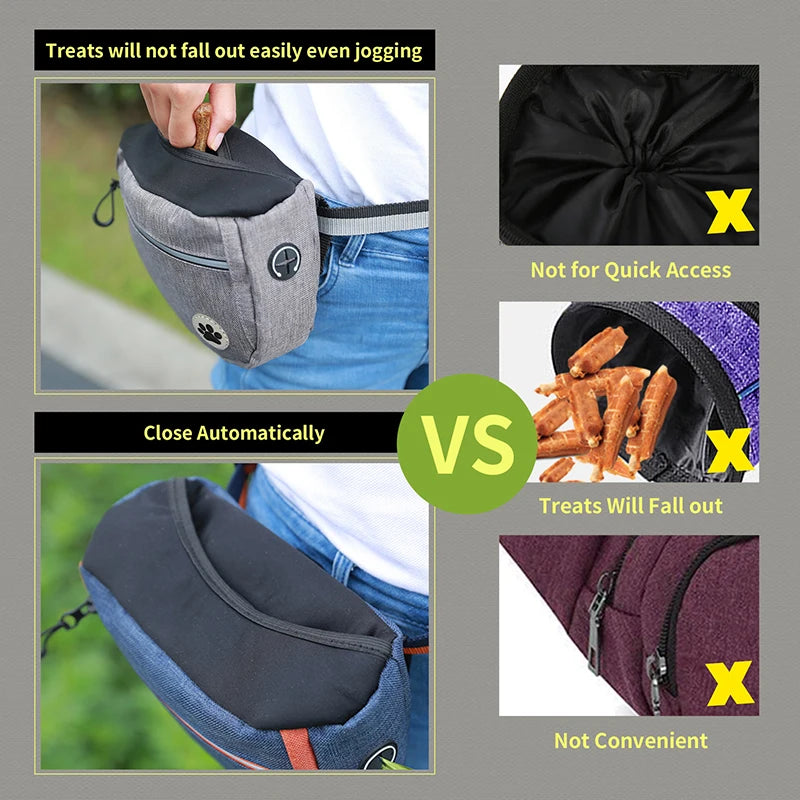 Dog Training Waist Bag for Treats and Snacks