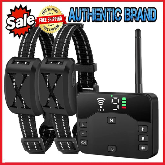 2-in-1 Wireless Dog Containment System & Training Collar