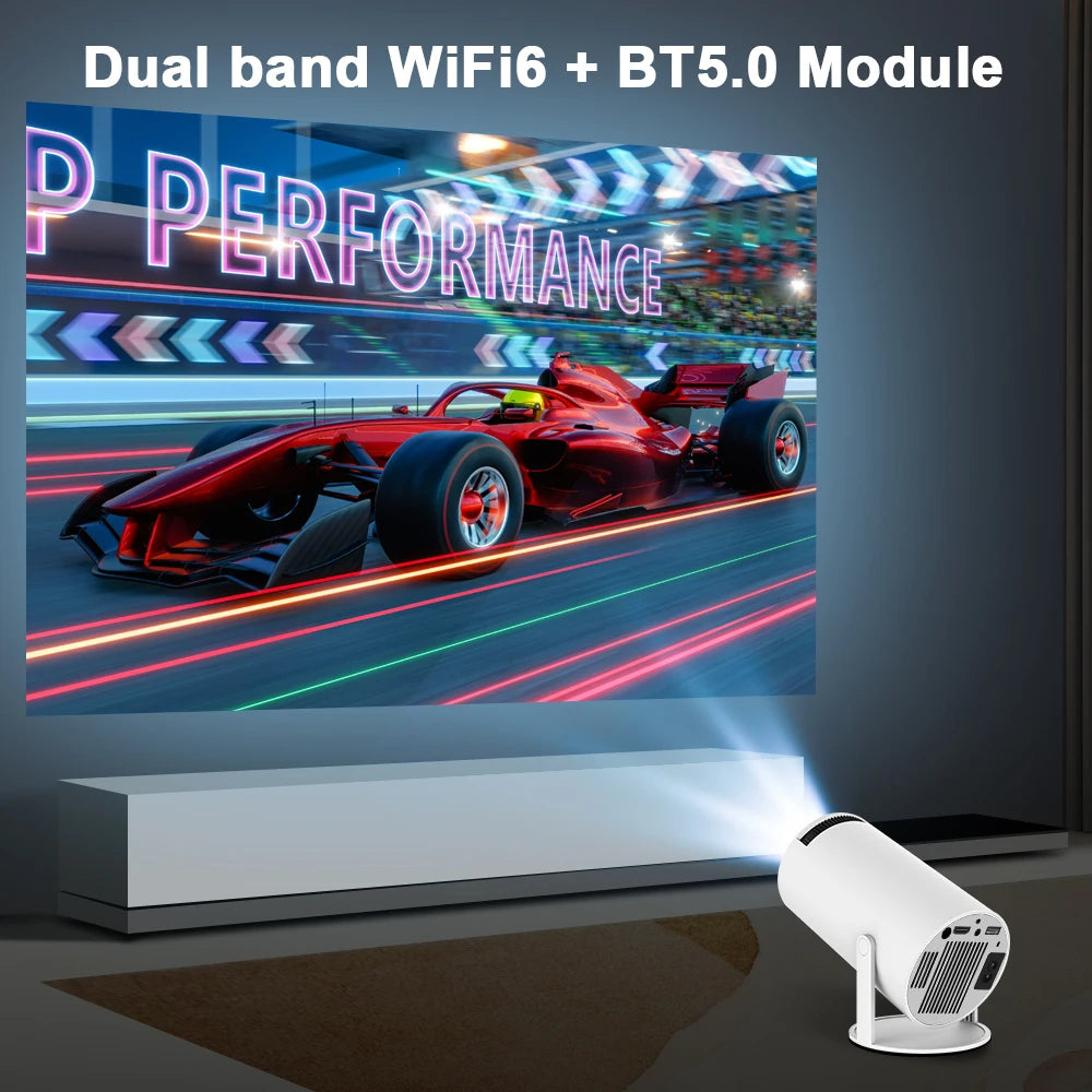 Android 11 HY300 Pro 4K Projector with WiFi6 and Bluetooth 5.0