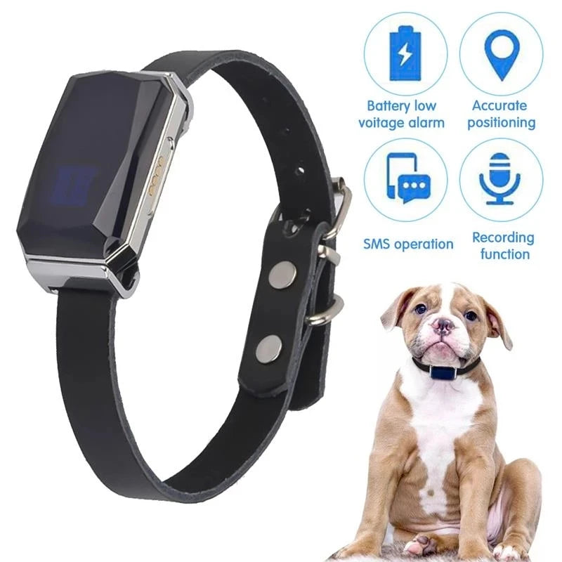 Pet GPS Locator Smart IP67 Waterproof Location Collar for Cats and Dogs