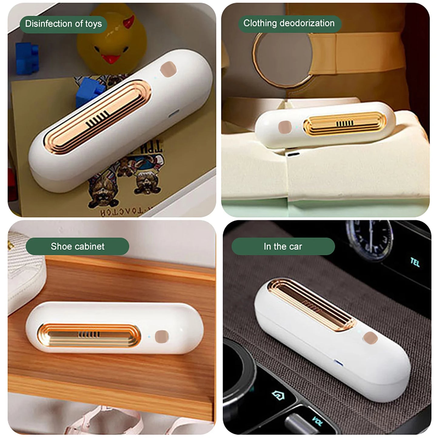 USB Air Purifier for Kitchen, Refrigerator, and More