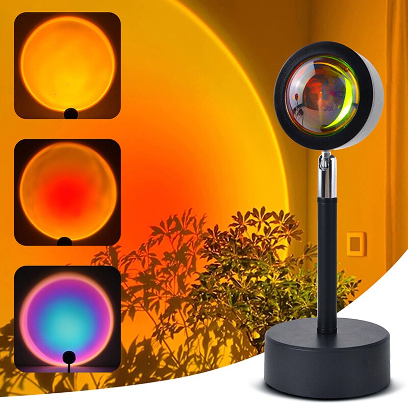 Rainbow Led Sunset Light Tuya APP Smart Control with Remote Controller