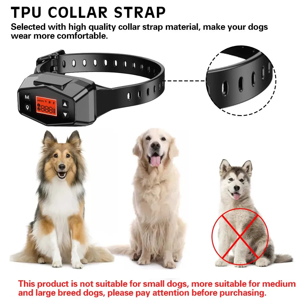 Wireless GPS Pet Fence and Dog Tracker Collar