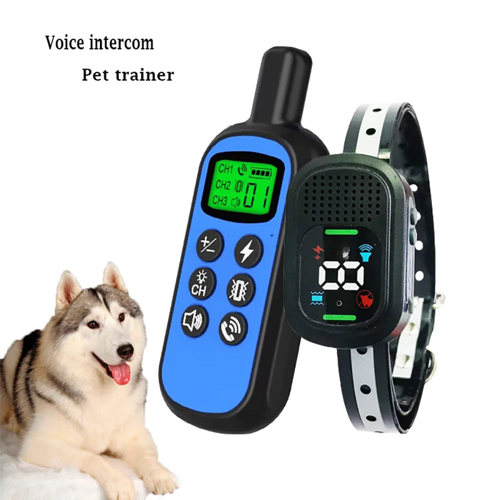 Dog Training Device with Walkie-Talkie – For Two Dogs