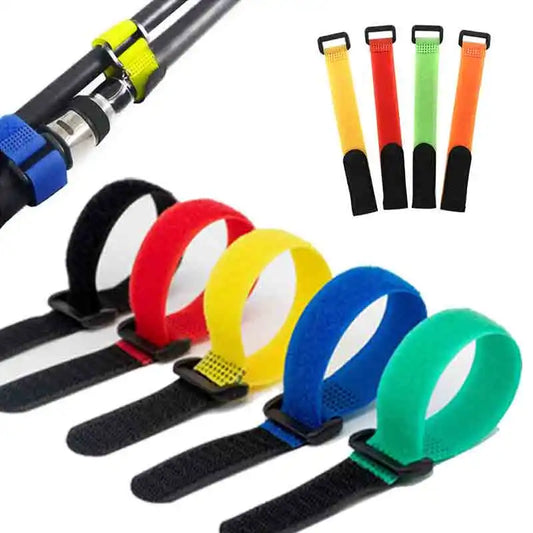 10pcs/set Reusable Fishing Rod Tie