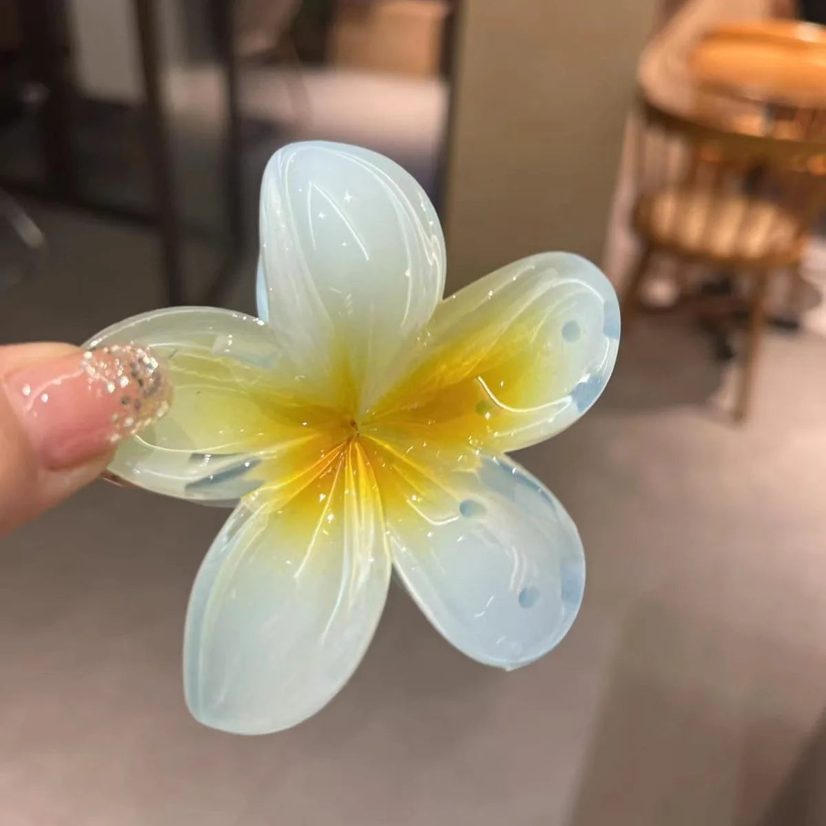 8cm Flower Hair Claw Clip