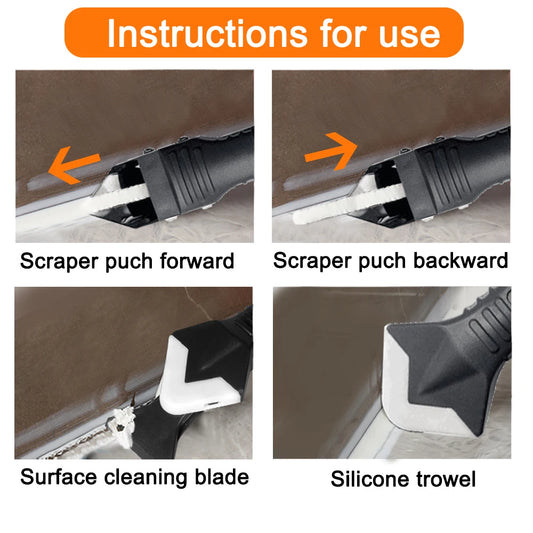 5-In-1 Silicone Scraper Sealant