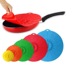 Universal Silicone Food Fresh Covers (5 Piece - Pack)