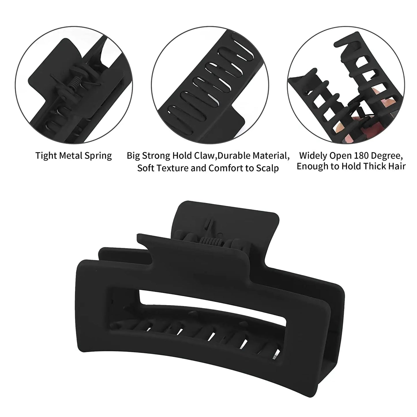 4PCs Set of Non-Slip Claw Clips