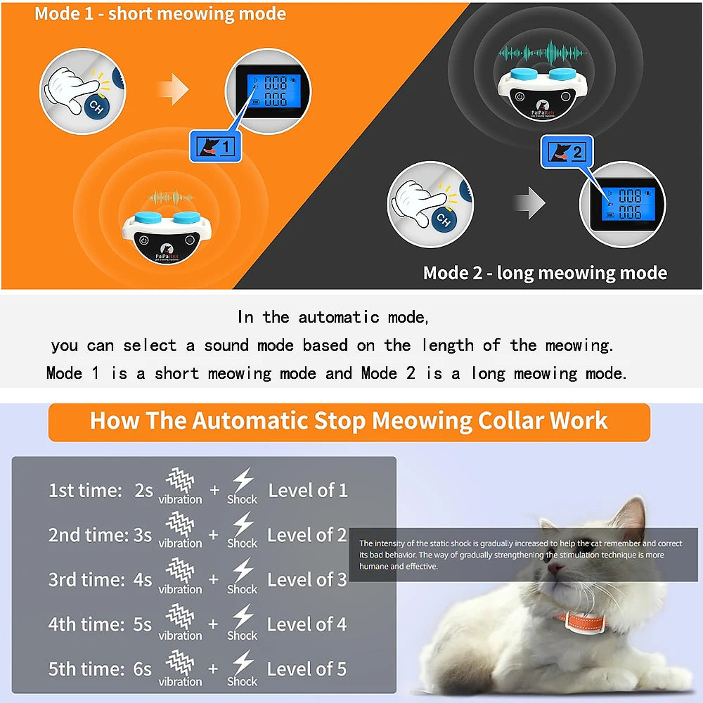 Cat Training Collar with Remote