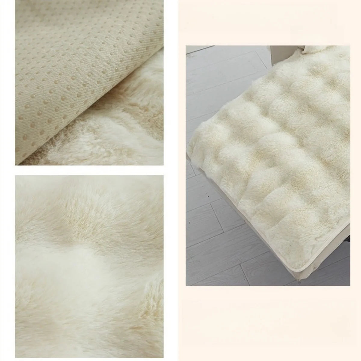 Imitation Fur Recliner Sofa Cover: Luxurious Protector for Armchairs and Modular Sofas