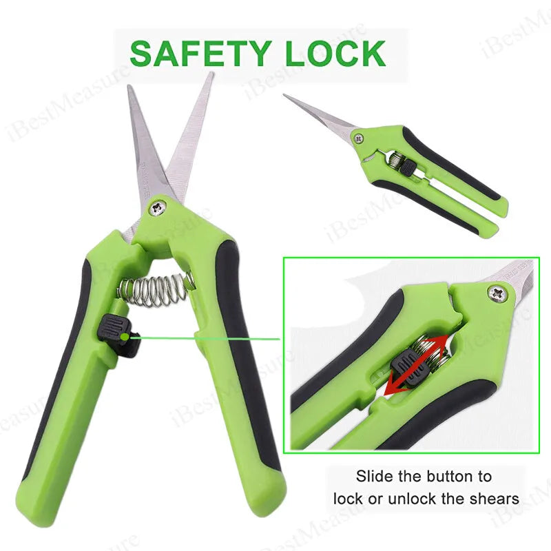 6.5 Inch Gardening Scissors Hand Pruner