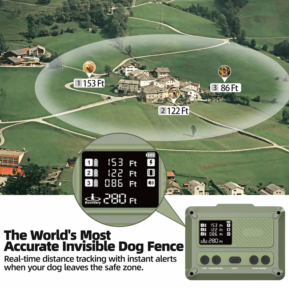 F910 Radar Wireless Dog Fence