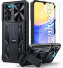 Samsung A15 Phone Case: Heavy Duty Shockproof Protective Case with Kickstand