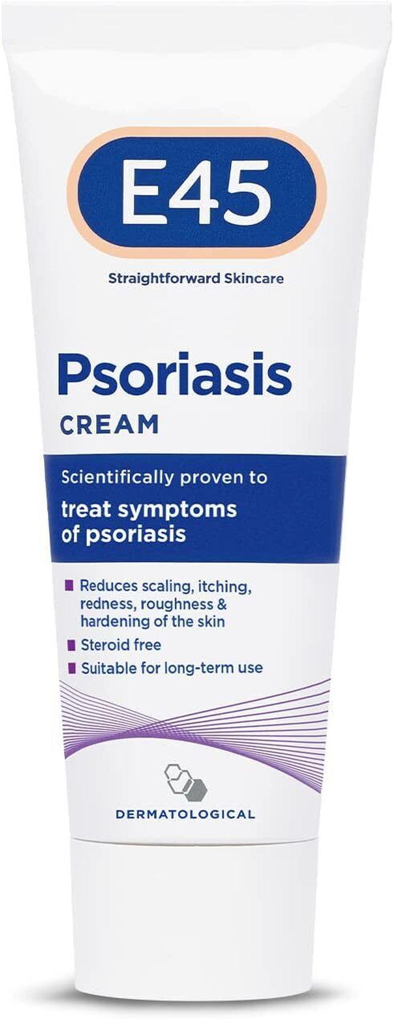 E45 Psoriasis Cream 50Ml |Relief for Psoriasis Symptoms Itching, Redness,Scalin