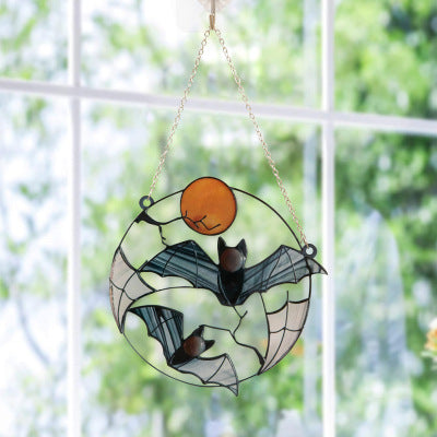 Moon Bat Decorative Acrylic Pendant