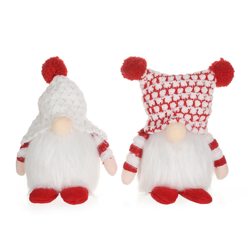 Christmas Faceless LIGHT UP Gnomes Doll With Lights