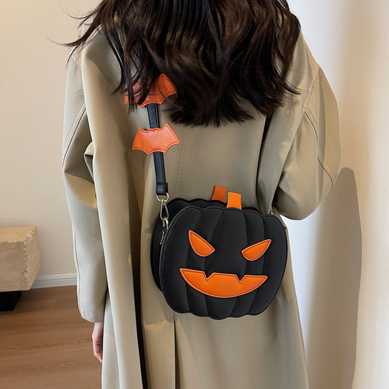 Halloween Pumpkin Shoulder Crossbody Bag