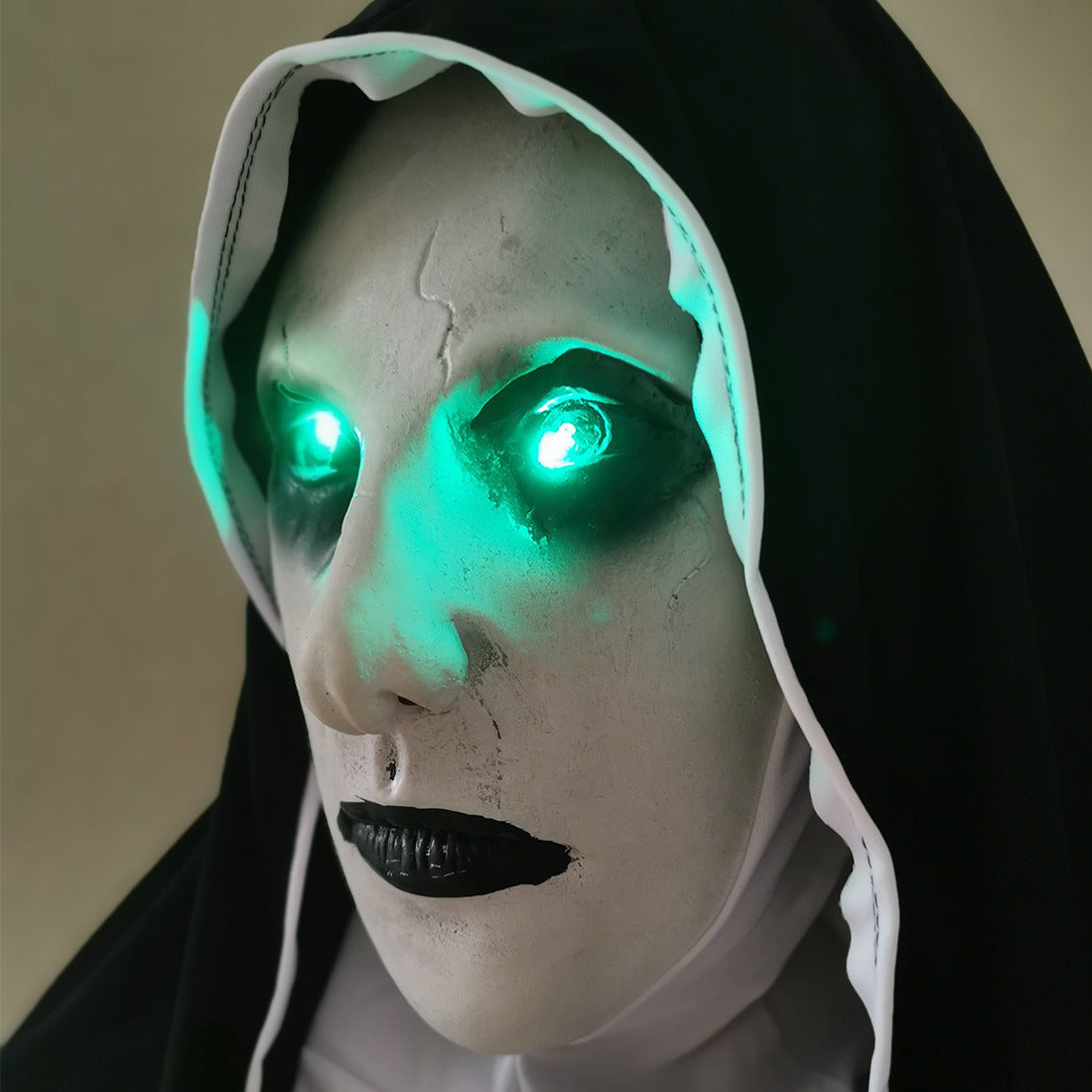 Nun Mask Halloween Ghost Horror Costume Played