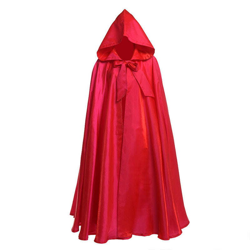 Halloween Costume Medieval Cloak Wizarding Robe