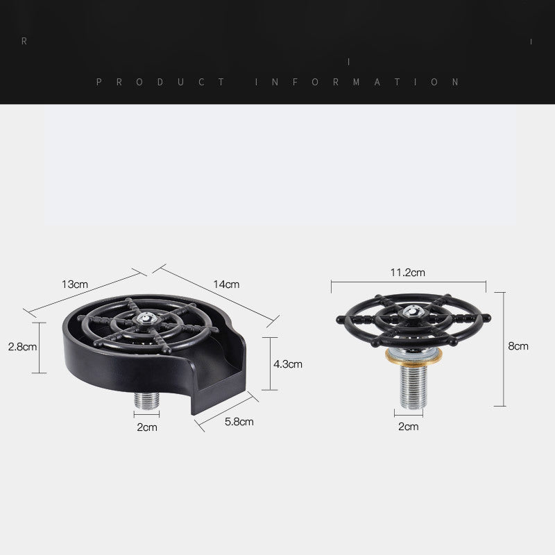 Kitchen Sink and Bar Counter Cup Washer