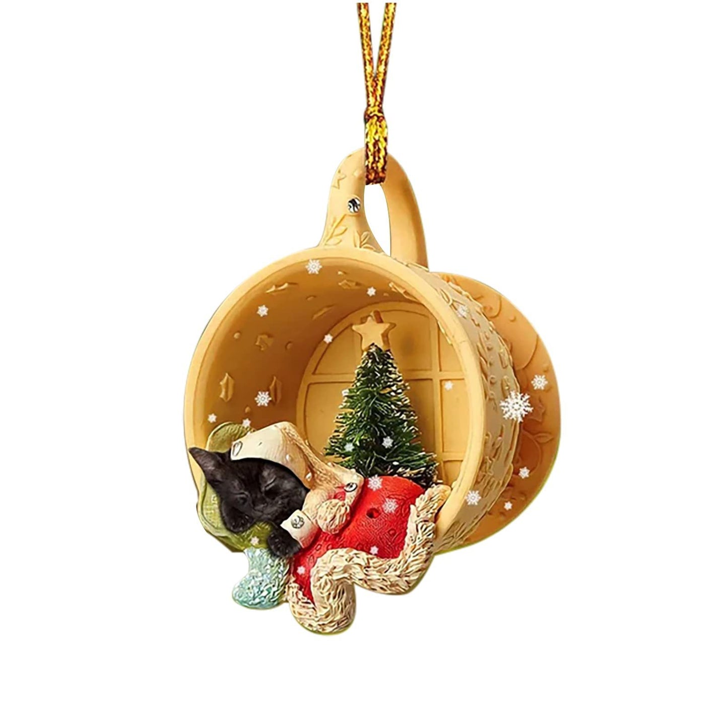 Home Acrylic Sausage Dog Hanging Decorations