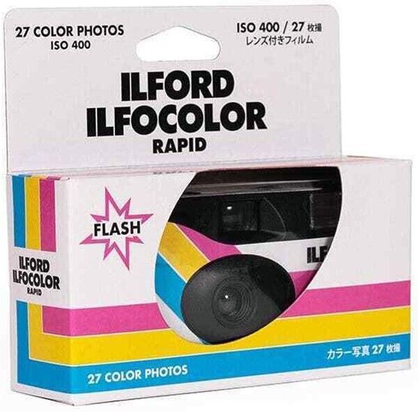 Ilford Rapid Retro Flash Disposable SUC Camera