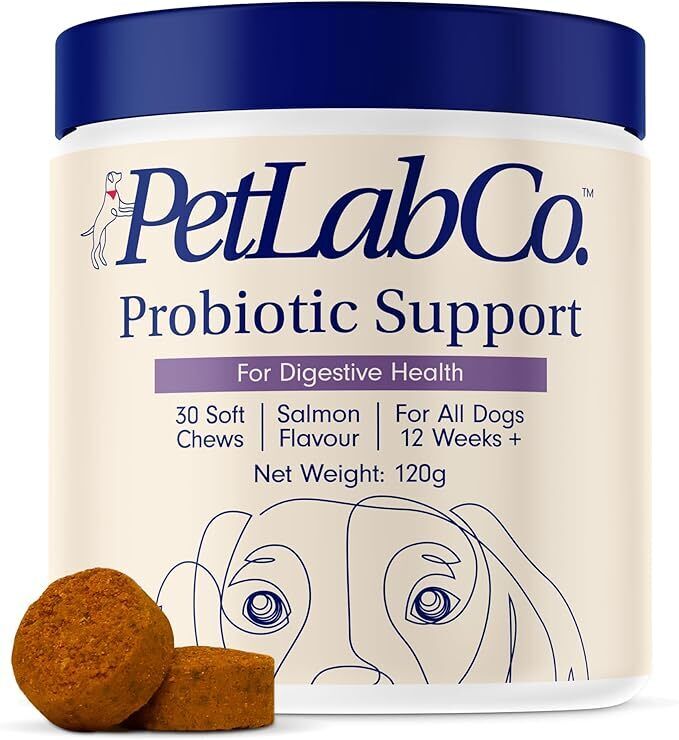 Petlab Co Probiotic Dog Chews Gut Health Support Treats Stop Itchy Skin & Yeast.