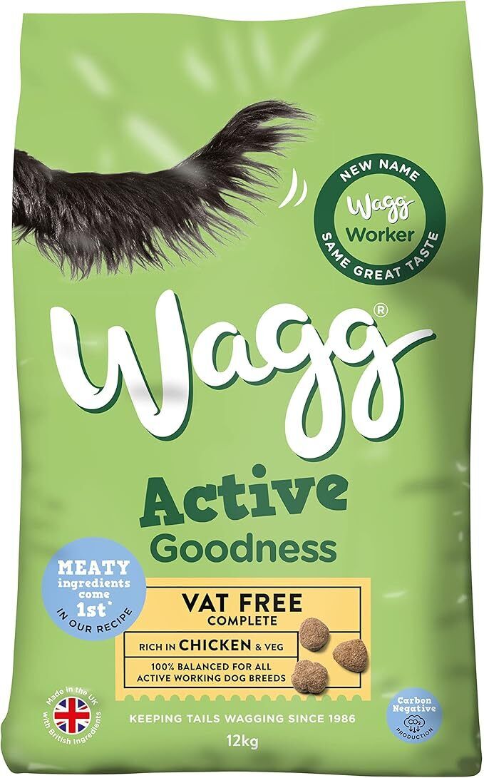 Wagg Active Goodness Complete Chicken & Veg Dry Dog Food 12Kg